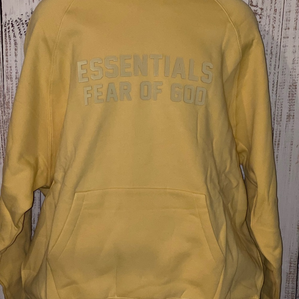 NWT! FEAR OF GOD ESSENTIALS LIGHT TUSCON XL HOODIE